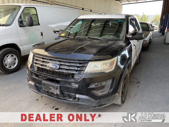 (Jurupa Valley, CA) 2016 Ford Explorer AWD Police Interceptor 4-Door Sport Utility Vehicle Runs & Mo