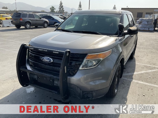 (Jurupa Valley, CA) 2014 Ford Explorer AWD Police Interceptor 4-Door Sport Utility Vehicle Runs & Mo