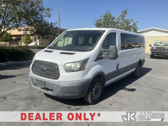 (Jurupa Valley, CA) 2015 Ford Transit-350 Passenger Van Runs & Moves) (Check Engine Light On