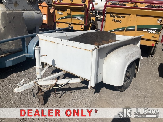 (Jurupa Valley, CA) 1969 SPCNS TRAILER Utility Trailer Missing VIN Plate/Sticker, Has Flat Tire, Bil
