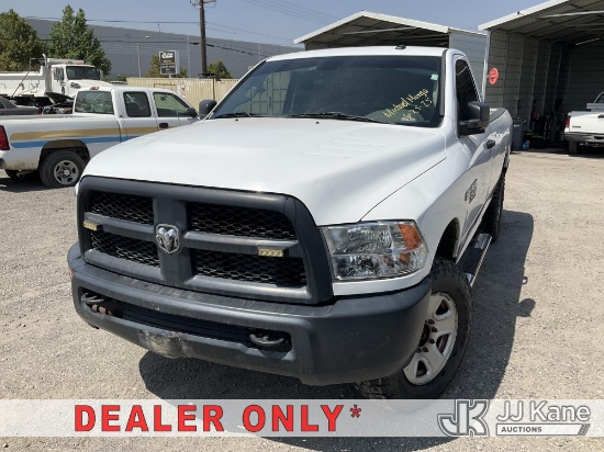 (Jurupa Valley, CA) 2015 RAM 2500 4x4 Pickup Truck Runs & Moves) (Trac Control Light On, Cracked Win