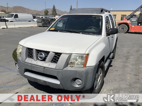 (Jurupa Valley, CA) 2007 Nissan Xterra 4-Door Sport Utility Vehicle Runs & Moves) (AC Not Working, A