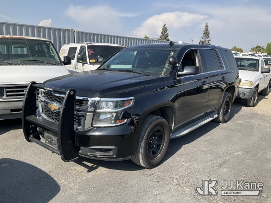 (Jurupa Valley, CA) 2015 Chevrolet Tahoe Police Package 4x4 4-Door Sport Utility Vehicle Runs & Move