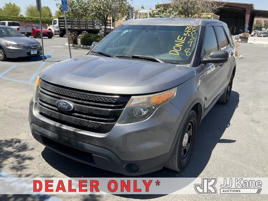 (Jurupa Valley, CA) 2014 Ford Explorer AWD Police Interceptor 4-Door Sport Utility Vehicle Runs & Mo