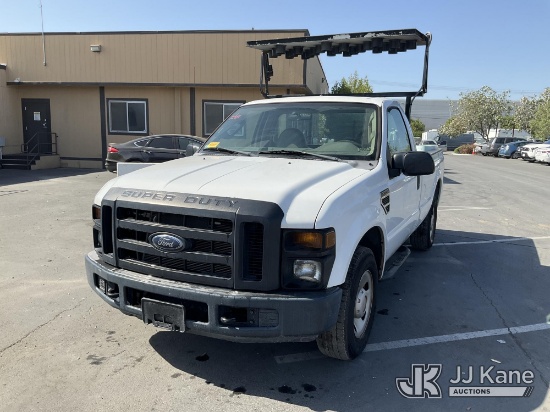 (Jurupa Valley, CA) 2008 Ford F-250 Pickup Truck Runs & Moves) (Check Engine Light On) (Arrowboard O