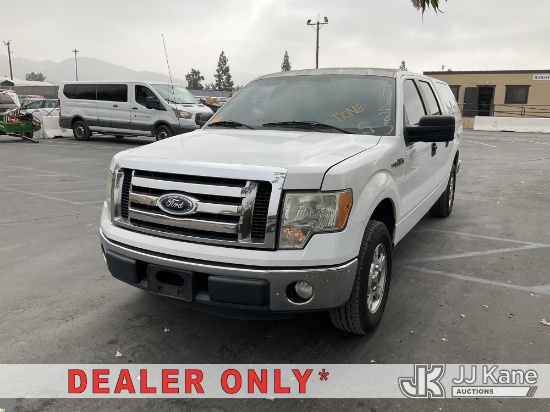 (Jurupa Valley, CA) 2011 Ford F-150 Crew-Cab Pickup Truck Runs & Moves) (Missing Catalytic Converter