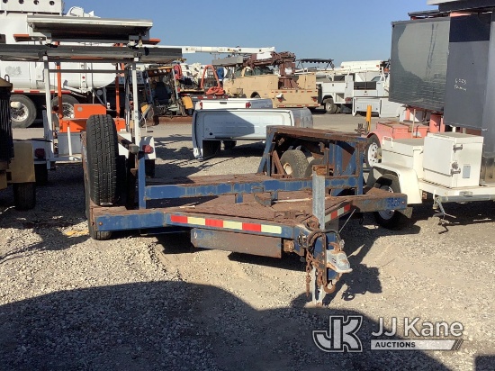 (Jurupa Valley, CA) 2016 Airtow T10-7 T/A Tagalong Flatbed Trailer Operation Unknown, Has Rust Damag