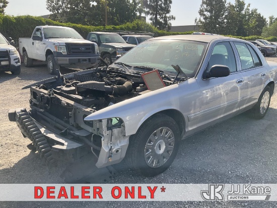 (Jurupa Valley, CA) 2004 Ford Crown Victoria Police Interceptor 4-Door Sedan Not Running, Condition 