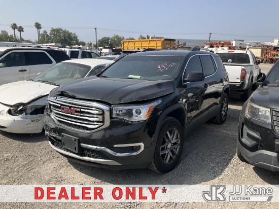 (Jurupa Valley, CA) 2017 GMC Acadia SLT 4-Door Sport Utility Vehicle Runs & Moves) (Wrecked, Has Bad