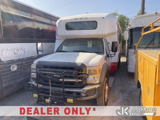 (Jurupa Valley, CA) 2016 Ford F550 Passenger Bus Runs & Transmission Does Not Work