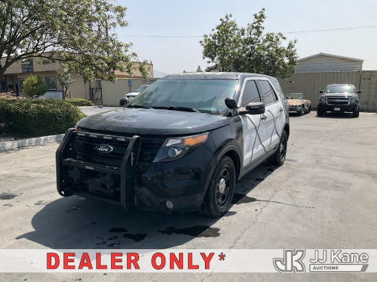 (Jurupa Valley, CA) 2015 Ford Explorer AWD Police Interceptor 4-Door Sport Utility Vehicle Runs & Mo