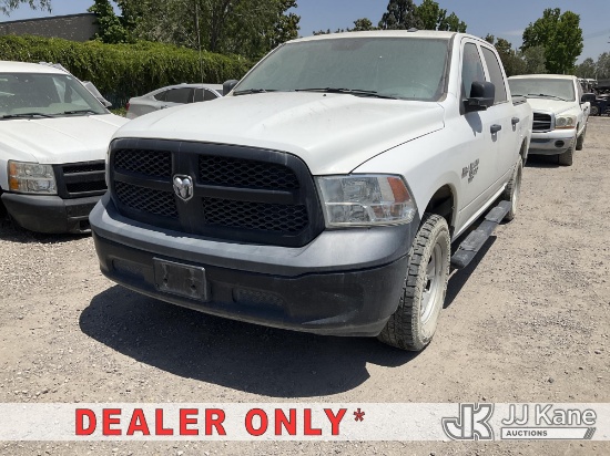 (Jurupa Valley, CA) 2019 RAM 1500 Classic 4x4 Tradesman Crew Cab SWB 4WD Not Running, Conditions Unk