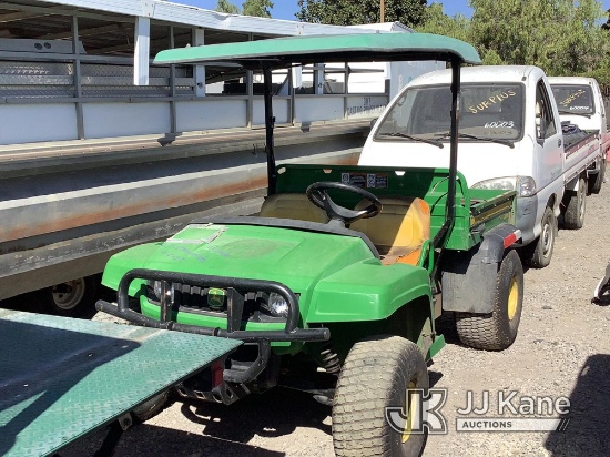 (Jurupa Valley, CA) 2012 John Deere Gator Utility Cart Not Running Condition Unknown) (Has Torn Driv