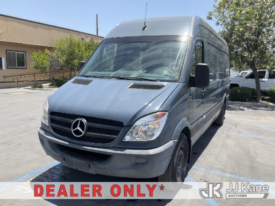 (Jurupa Valley, CA) 2011 Mercedes-Benz SPRINTER Cargo Van Runs & Moves) (Engine Light On, Check Brak