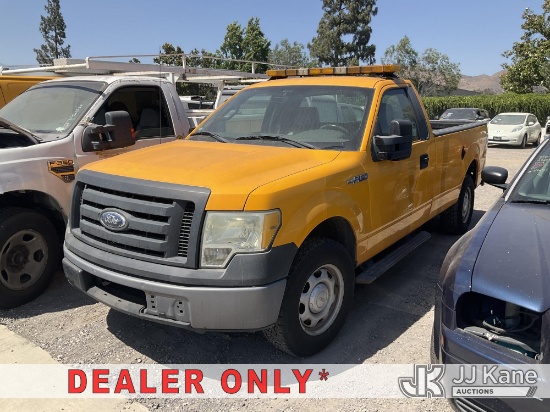 (Jurupa Valley, CA) 2010 Ford F150 Pickup Truck Not Running, Condition Unknown) (No Key, Interior St