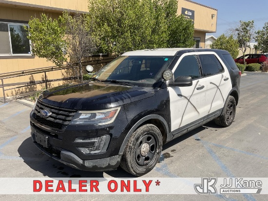 (Jurupa Valley, CA) 2019 Ford Explorer AWD Police Interceptor 4-Door Sport Utility Vehicle Runs & Mo