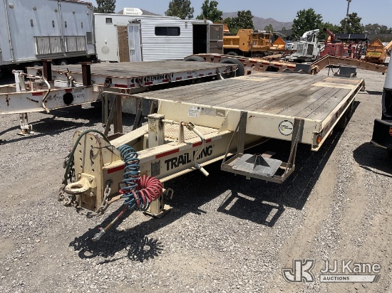 (Jurupa Valley, CA) 2007 Trail King TK40LP-2600 T/A Tagalong Flatbed Trailer