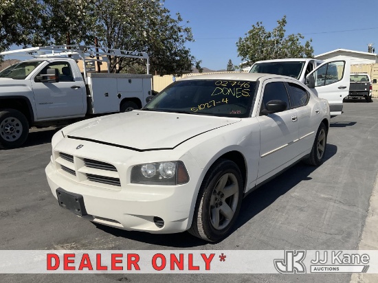 (Jurupa Valley, CA) 2009 Dodge Charger SE 4-Door Sedan Runs & Moves) (Missing Cats, Check Engine Lig