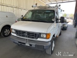 (Jurupa Valley, CA) 2006 Ford E-350 SD Cutaway Service Van Runs & Moves