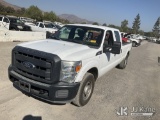 (Jurupa Valley, CA) 2012 Ford F250 SD Crew-Cab Pickup Truck Runs & Moves) (Paint Damage, Seat Belt W