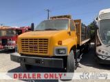 (Jurupa Valley, CA) 2007 GMC C8500 Stake Truck Not Running, Condition Unknown) (Missing Key, Strippe