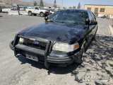 (Jurupa Valley, CA) 2011 Ford Crown Victoria Police Interceptor 4-Door Sedan Runs & Moves) (No Horn,