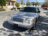 (Jurupa Valley, CA) 2008 Ford Crown Victoria Police Package 4-Door Sedan Runs & Moves) (Surface Rust