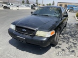 (Jurupa Valley, CA) 2008 Ford Crown Victoria Police Interceptor 4-Door Sedan Runs & Moves