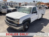(Jurupa Valley, CA) 2004 Chevrolet Silverado 2500HD Service Truck Runs & Moves) (Check Engine Light 