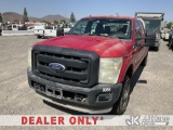 (Jurupa Valley, CA) 2011 Ford F-250 4X4 Crew-Cab Pickup Truck Runs & Moves) (Engine Light On, Engine