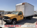 (Jurupa Valley, CA) 1999 Ford F550 Van Body Truck Not Running, Condition Unknown, Damage To Driversi