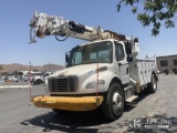 (Jurupa Valley, CA) Altec DM47B-TR, Digger Derrick rear mounted on 2016 Freightliner M2 106 Utility 