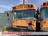 (Jurupa Valley, CA) 2003 Blue Bird All American/All Canadian Flat Nose School Bus Not Running, Condi
