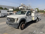 (Jurupa Valley, CA) Altec AT37G, Articulating & Telescopic Bucket Truck mounted behind cab on 2018 F