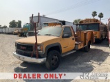 (Jurupa Valley, CA) 1994 GMC Sierra C/K 3500 Service Truck Runs, Shifter Broken Only Moves In Revers