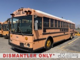 (Jurupa Valley, CA) 2003 Thomas Saf-T-Liner HDX Flat Nose School Bus Runs, CNG Tank Expires In 2038