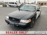 (Jurupa Valley, CA) 2011 Ford Crown Victoria Police Interceptor 4-Door Sedan Runs & Moves) (Missing 