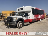 (Jurupa Valley, CA) 2016 Ford F550 Passenger Bus Runs & Moves) (Cracked Windshield