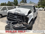 (Jurupa Valley, CA) 2009 Ford F350 Enclosed Service Truck Wrecked) (Not Running, Conditions Unknown)