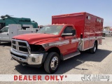 (Jurupa Valley, CA) 2012 Dodge Ram 4500 Ambulance Runs & Moves) (Broken Windshield