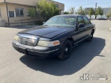 (Jurupa Valley, CA) 2000 Ford Crown Victoria Police Interceptor 4-Door Sedan Runs & Moves