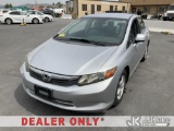 (Jurupa Valley, CA) 2012 Honda Civic 4-Door Sedan Runs & Moves) (CNG Tank Expires 02-2027, CNG Empty