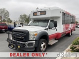 (Jurupa Valley, CA) 2016 Ford F-550 Passenger Bus Runs & Moves) (Burning Rubber Smell From Engine