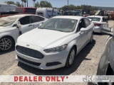 (Jurupa Valley, CA) 2016 Ford Fusion Hybrid 4-Door Hybrid Sedan Vehicle Wrecked, Not Running, Interi