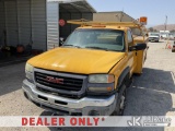 (Jurupa Valley, CA) 2003 GMC Sierra 3500 4x4 Enclosed Service Truck Runs & Moves) (AC Not Working, E