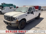 (Jurupa Valley, CA) 2002 Ford F-250 SD 4X4 Extended-Cab Pickup Truck Runs & Moves) (Cracked Windshie