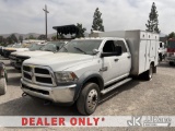 (Jurupa Valley, CA) 2014 RAM 4500 4x4 Crew-Cab Enclosed Service Truck Not Running, Condition Unknown