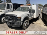 (Jurupa Valley, CA) 2008 Ford F550 Mechanics Service Truck Not Running, Condition Unknown, Check Eng