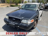 (Jurupa Valley, CA) 2011 Ford Crown Victoria Police Interceptor 4-Door Sedan Runs & Moves) (Airbag L