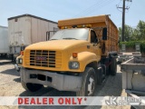 (Jurupa Valley, CA) 2001 GMC C7H042 Dump Truck Not Running, Condition Unknown) (Battery Cables Cut, 